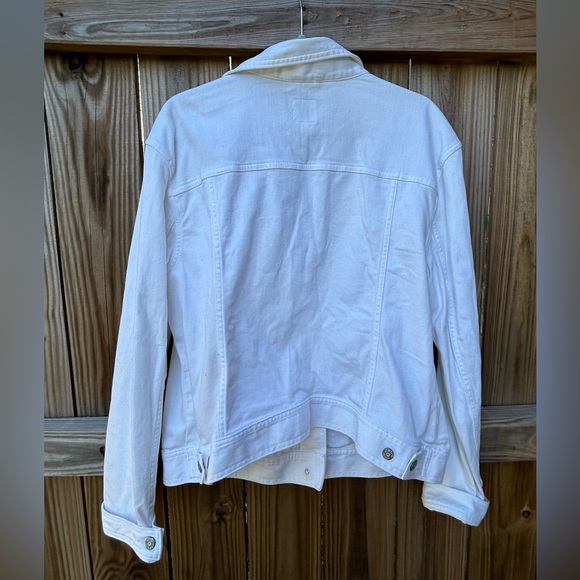 GAP Women’s White Denim Jacket XXL - Picture 9 of 15